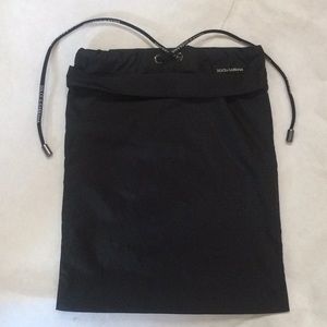 Dolce & Gabbana nylon drawstring beach bag